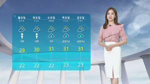 [날씨] 내륙 곳곳, 저녁까지 소나기&hellip;한낮 서울 31도