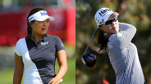 미국여자프로골프 LPGA 투어 고진영(왼쪽) 선수와 이민지 선수 (사진=게티이미지코리아)