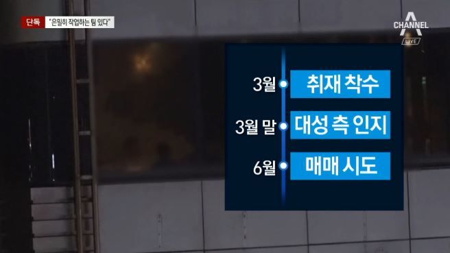 '은밀히 작업 중