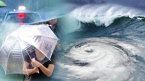 [취재파일] 태풍 밀어내는 북태평양 고기압…제주도엔 '물폭탄'