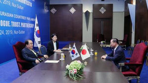 日, 문희상 의장에 "징용 문제, 청구권협정 따라 해결해야"