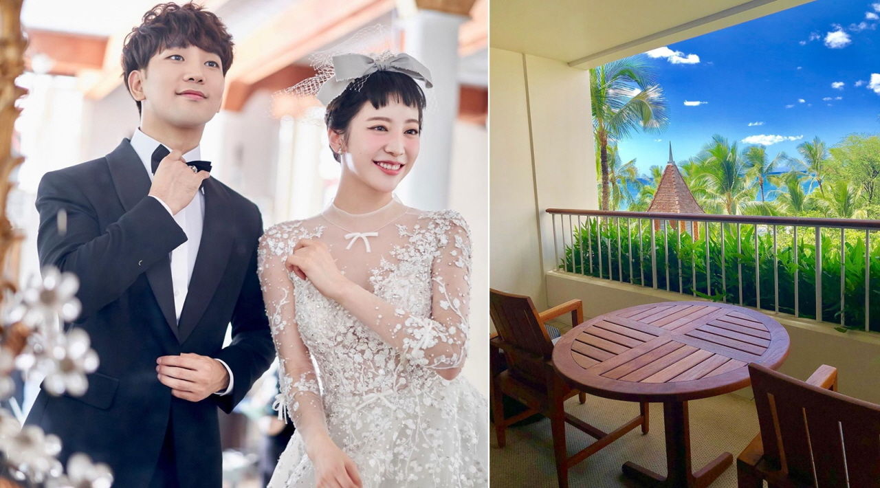 지오♥최예슬 부부의 '세상 달달한' 결혼식 현장 '눈길'