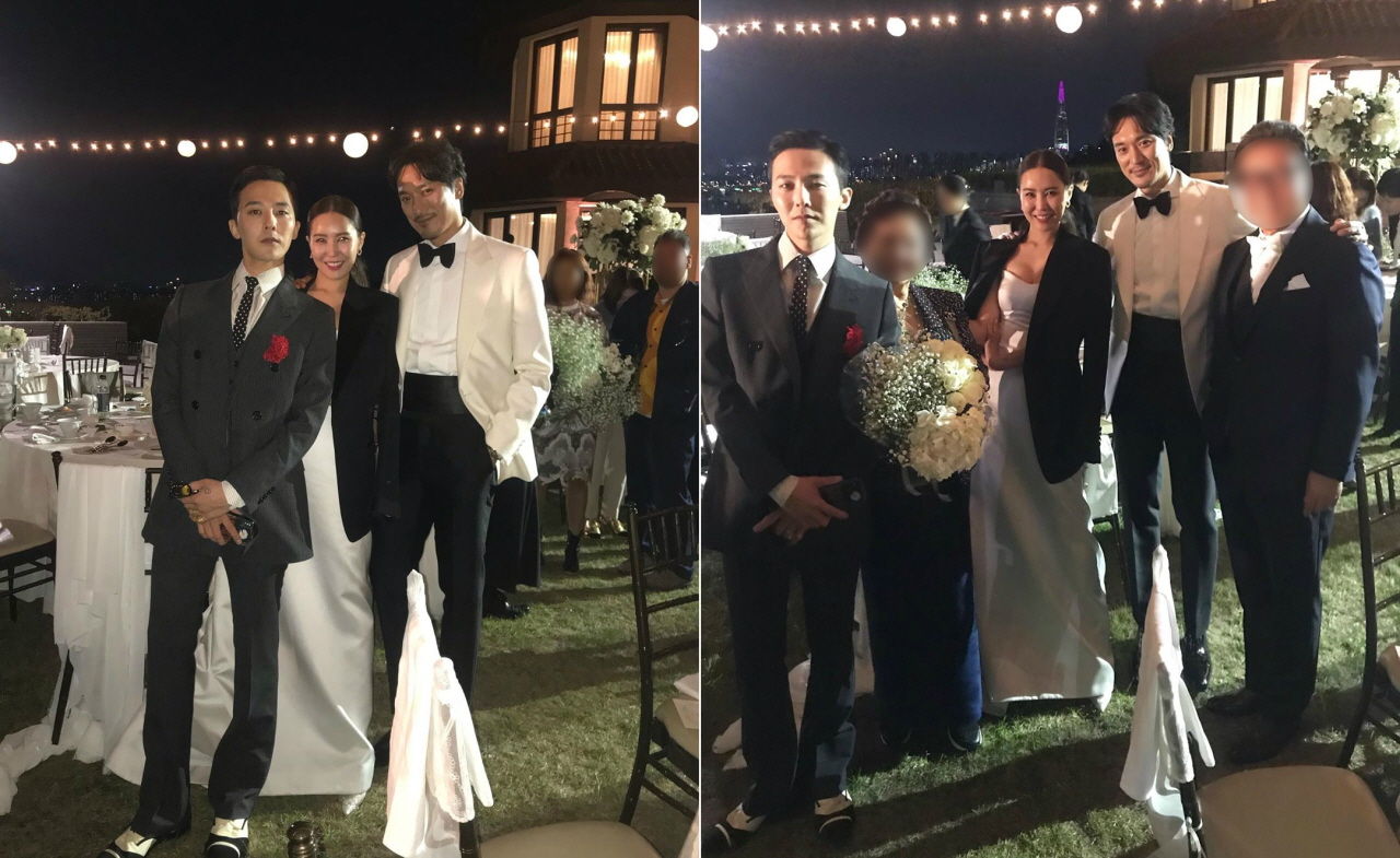 지드래곤이 직접 공개한 권다미♥김민준 결혼식 사진