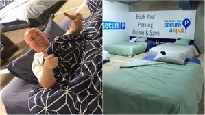 "똑같은 비극 없어야"&hellip;한 남성이 주차장에 임시 숙소 만드는 이유