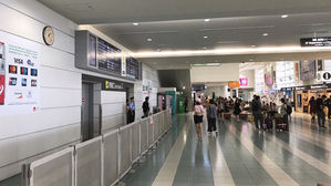 한산한 일본 후쿠오카 공항 국제선 청사 (사진=연합뉴스)
