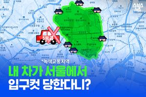 12월부터 5등급 차량 4대문 안으로 다니면 '과태료 25만 원'