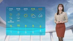 [날씨] 포근해진 서울, 한낮 13도&hellip;제주 저녁까지 비