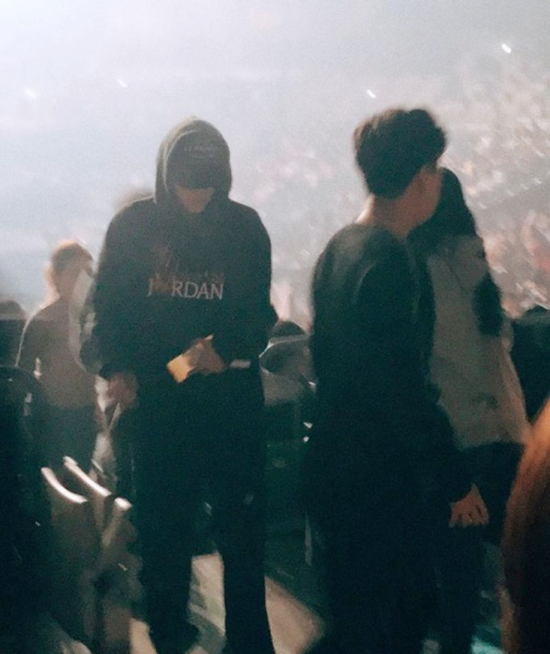 Stars at IU's concert