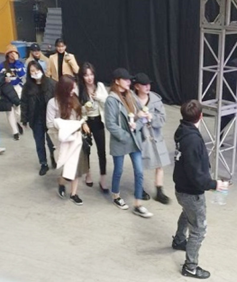 Stars at IU's concert
