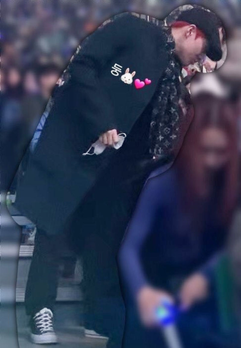 Stars at IU's concert