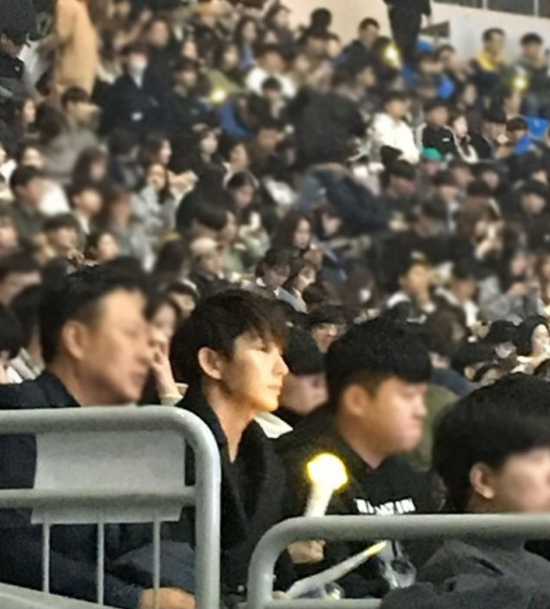 Stars at IU's concert