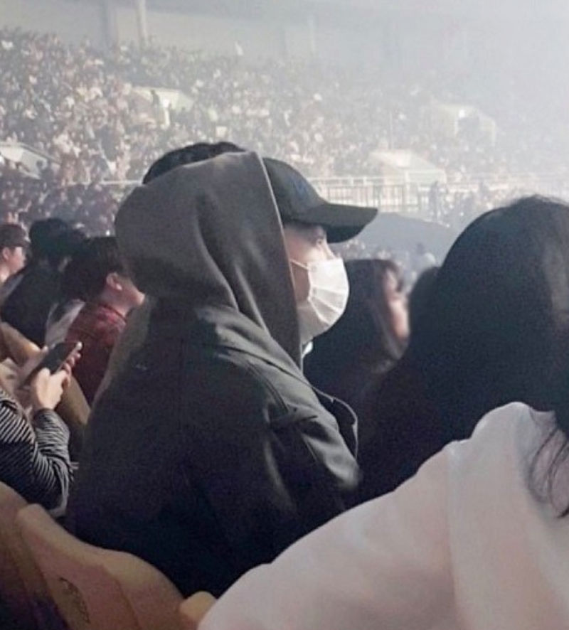 Stars at IU's concert