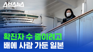 '코로나19 감염' 日 크루즈선 확진자, 여전히 격리