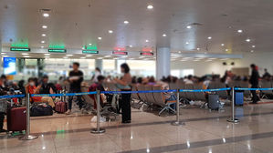 검역 강화된 베트남 하노이 공항 (사진=독자 제공, 연합뉴스)