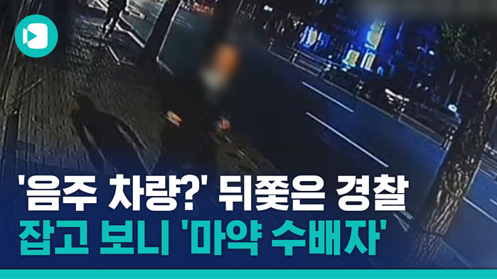 [단독] '음주 차량?' 뒤쫓은 경찰&hellip;잡고 보니 '마약 수배자'