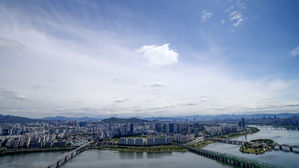 날씨, 서울 하늘, 맑음, 구름