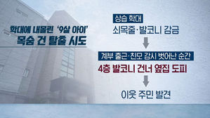 창녕 학대 피해 아동, 목숨 건 탈출 시도