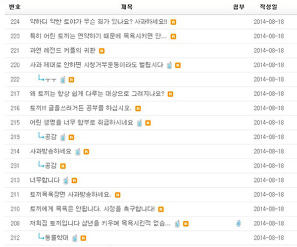 드라마 <연애의 발견>, 논란 불러일으킨 토끼 목욕 장면.
