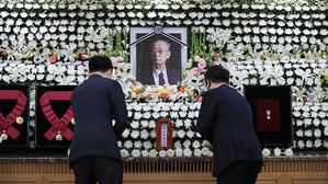 백선엽 장군 빈소 조문 행렬