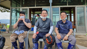 남원 수해복구 작업 간담회 갖는 주호영