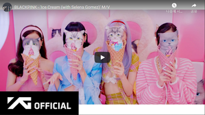 블랙핑크 '아이스크림' 뮤직비디오 (사진=유튜브 캡처)