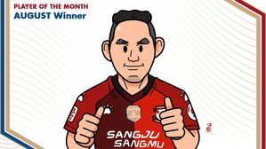 K리그1 8월의 선수로 뽑힌 문선민 (사진=한국프로축구연맹 제공, 연합뉴스)