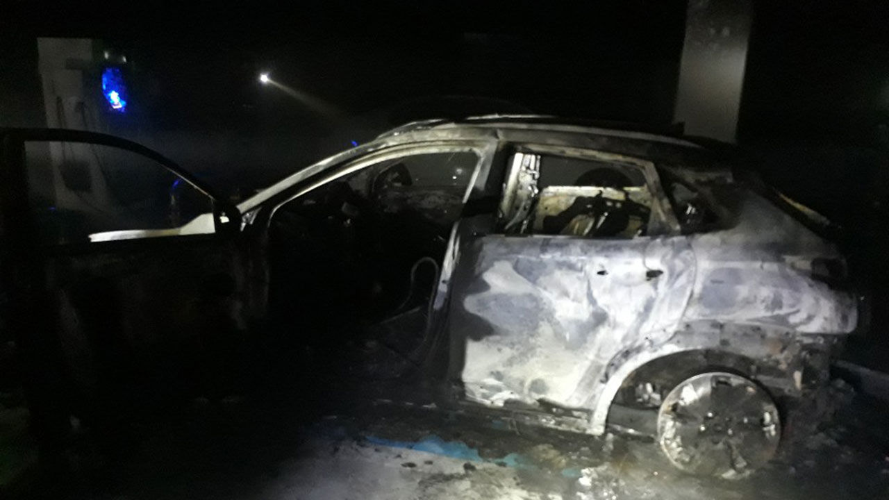 충전 중 화재로 타버린 코나EV (사진=세종시 소방본부 제공, 연합뉴스)