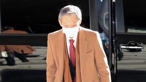 외교부 도착한 다키자키 시게키 일본 외무성 아시아대양주 국장