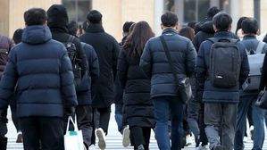 추위, 겨울, 출근길, 패딩