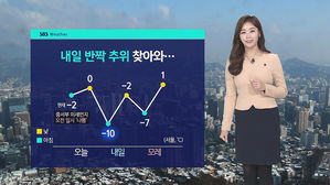 [7시 출연(안수진)]한파 주춤&hellip;중부 곳곳 눈