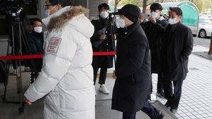 영장실질심사 출석하는 오거돈