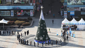 크리스마스, 코로나, 선별진료소,