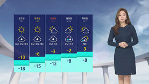 [12시 뉴스 기상센터]한파경보