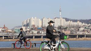포근한 서울, 한강, 산책