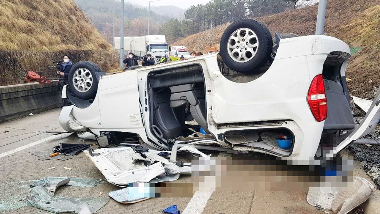 당진∼영덕고속도로 교통사고 (사진=대전소방본부 제공, 연합뉴스)