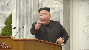 연단에 선 김정은 (사진=조선중앙TV 화면, 연합뉴스)
