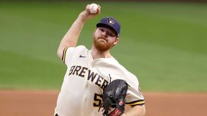 MLB 밀워키 브루어스의 브랜던 우드러프