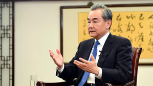 왕이 중국 외교부장 (사진=중국 외교부 홈페이지 화면 캡처, 연합뉴스)