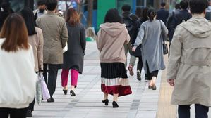 쌀쌀한 출근길