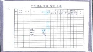 민변이 공개한 국정원의 '마이크로필름 촬영 목록' 문건 (사진=민주사회를 위한 변호사모임 제공, 연합뉴스)