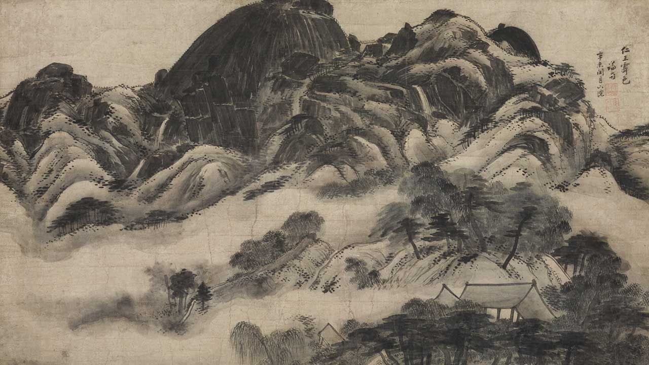 겸재 정선의 '인왕제색도(국보 216호)' (사진=삼성 제공, 연합뉴스)