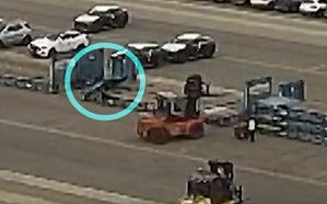 300kg 쇳덩이 사고 순간