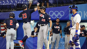 미국 야구대표팀, 이스라엘에 8대1 완승…내일 한국과 1위 싸움