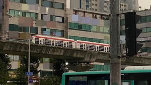 멈춰 선 의정부경전철 (사진=독자 제공, 연합뉴스)