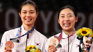 배드민턴 여자 복식 동메달 결정전 대한민국 이소희-신승찬과 김소영-공희용