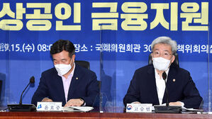 중소기업&middot;소상공인 금융지원 당정협의, 고승범 금융위원장(오른쪽) (사진=국회사진기자단, 연합뉴스)
