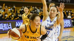 KB의 박지수와 우리은행의 박혜진 (사진=WKBL 제공, 연합뉴스)