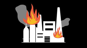 김해 폐기물 재활용 공장서 불…인명피해 없어