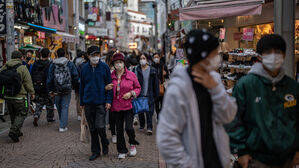 일본 코로나, 일본 거리, 일본 마스크 쓴 사람들