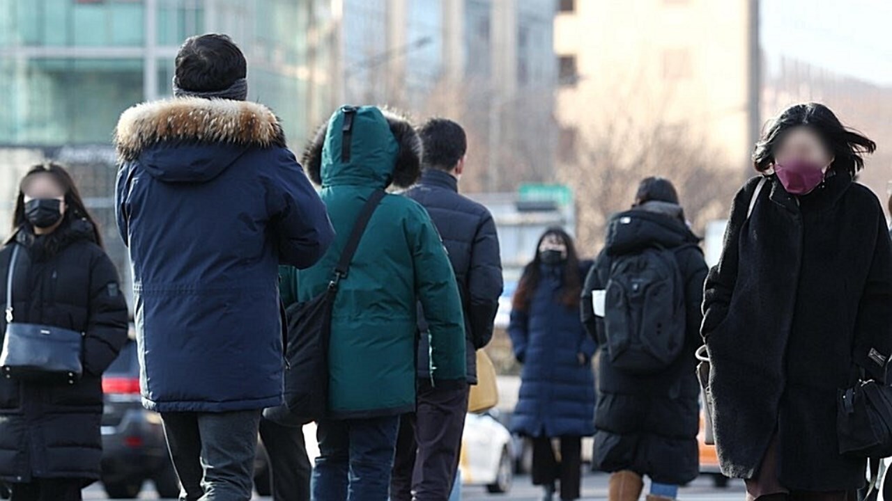 한파, 겨울, 추위, 패딩